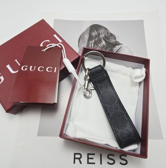 Gucci Classic Pattern Decorative Keychain