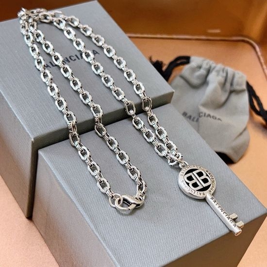 Balenciaga Vintage Key Pendant Necklace