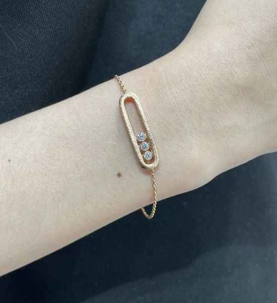 Messika Three Diamond Rotating Bracelet