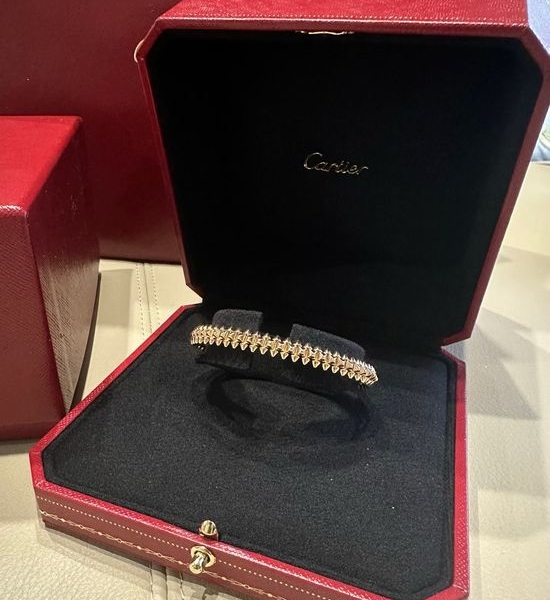 Cartier Polished Rivet Bangle Bracelet