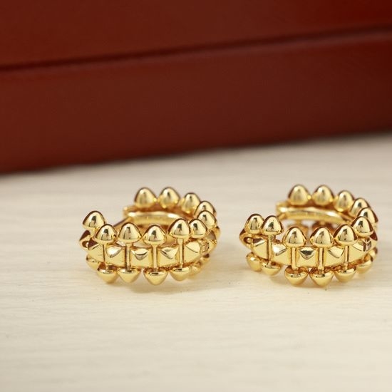 Cartier Classic Movable Sterling Silver Stud Earrings