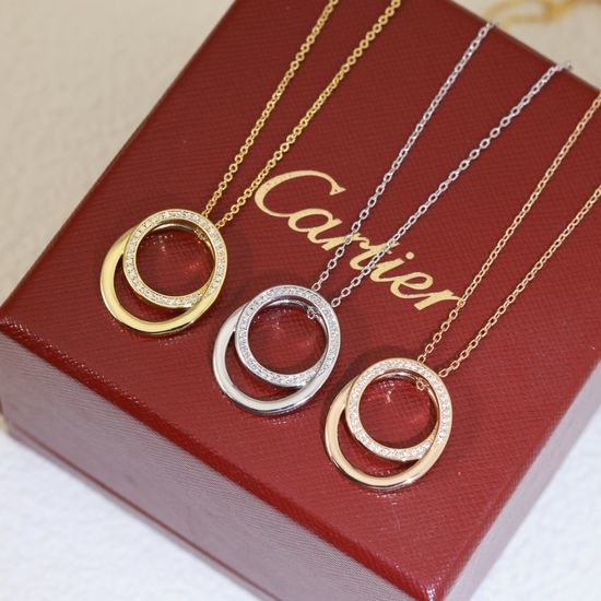 Cartier Classic Cubic Zirconia Adjustable Chain Necklace