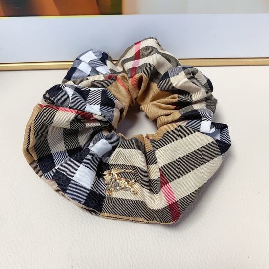 Burberry Plaid Elastic Hair Scrunchie