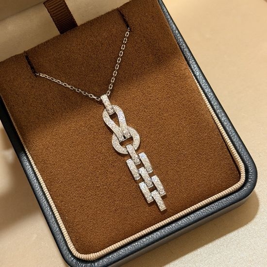 Cartier Classic Ring Chain Large Sterling Silver Necklace