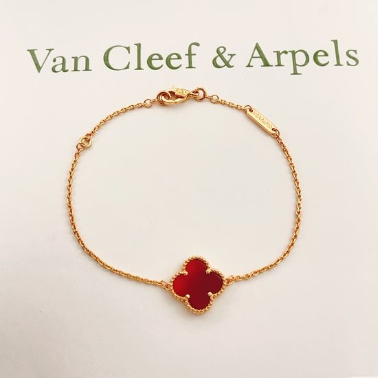 Van Cleef & Arpels VCA Mother of Pearl Clover Bracelet