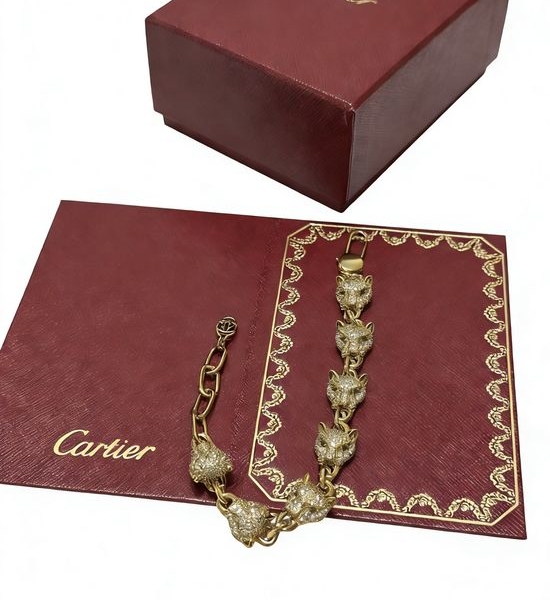 Cartier Elegant V-gold Ring Design Bracelet