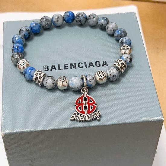 Balenciaga Natural Stone Retro Style Bracelet
