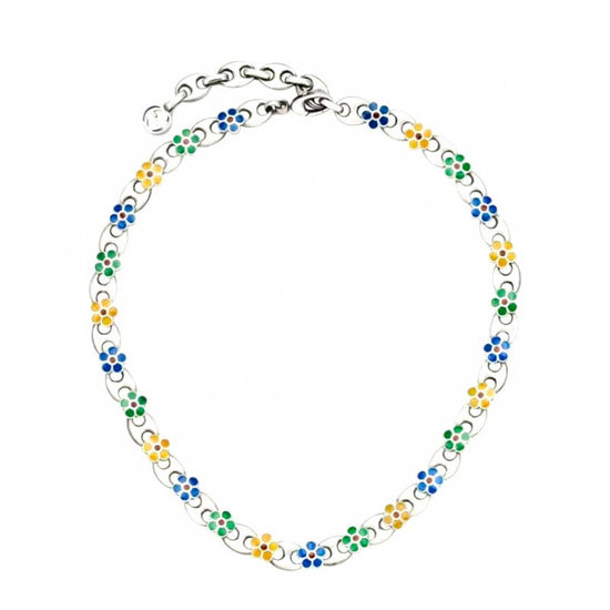 Gucci Classic Flower Jewelry Set Bracelet Necklace Ring