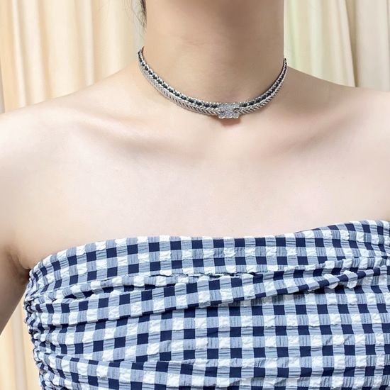 Celine Diamond Pendant Necklace Simple Versatile