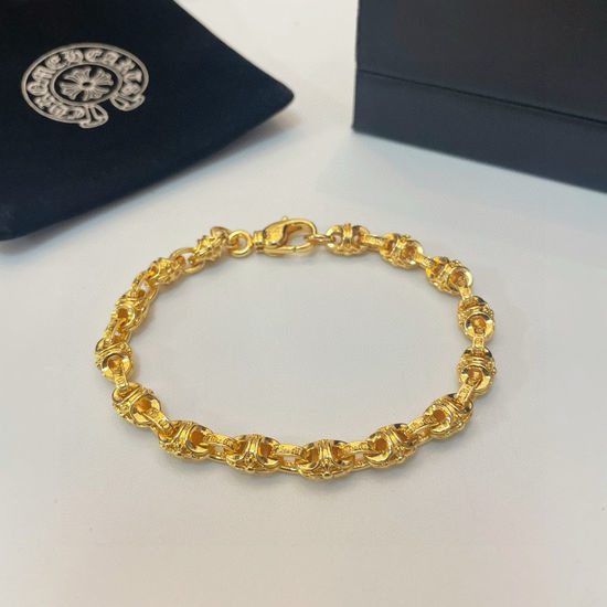 Chrome Hearts Retro Engraved Pattern Bracelet