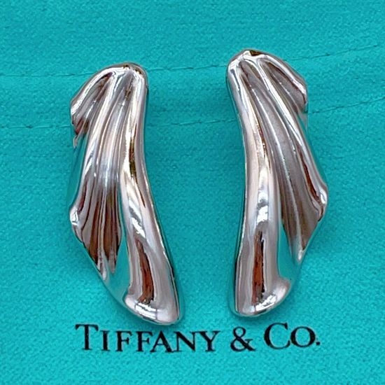 Tiffany & Co. Silver Wing Stud Earrings