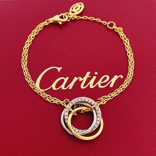 Cartier Gold Two-tone Chain Bracelet