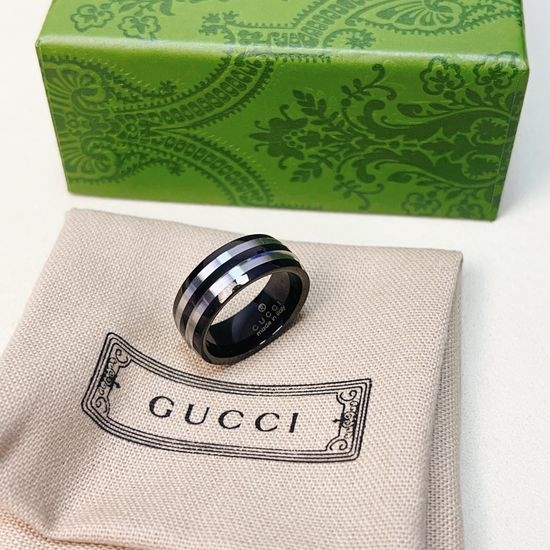 Gucci Double G Pattern Handcrafted Ring