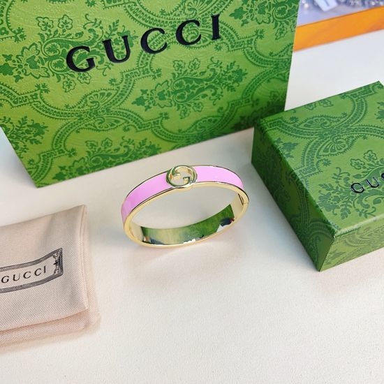 Gucci Vintage Finish Bangle Trendy Accessory