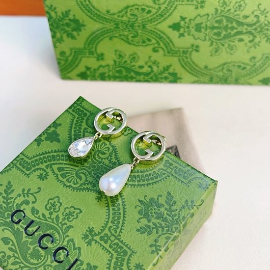 Gucci Vintage Classic Double G Earrings