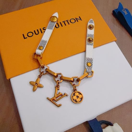 Louis Vuitton LV Genuine Leather Braided Rope Bracelet
