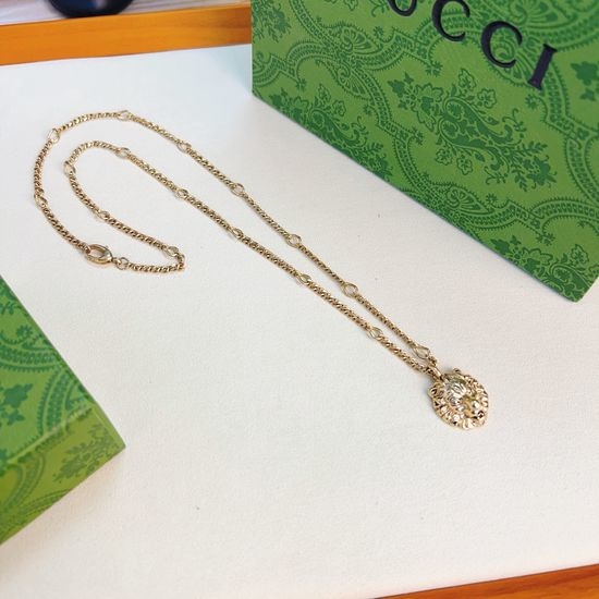 Gucci Vintage Classic Double G Necklace