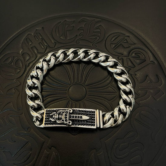 Chrome Hearts Black Diamond Sword Bracelet