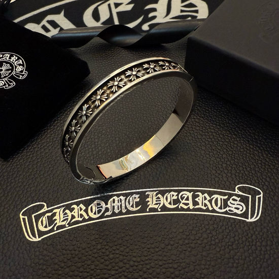 Chrome Hearts Vintage Cross Bangle Classic Retro Jewelry