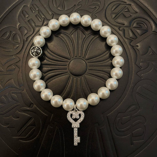 Chrome Hearts Vintage Pearl Beaded Bracelet
