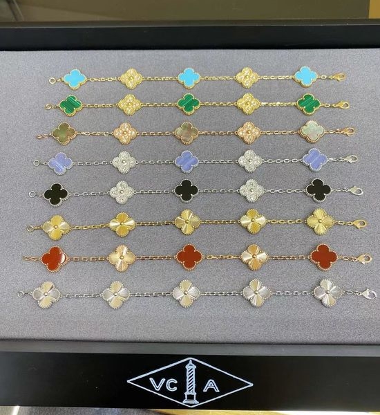 Van Cleef & Arpels VCA Clover Five Flower Bracelet Multiple Styles