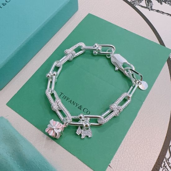 Tiffany & Co. Pink Diamond Tiffany Inspired Bracelet