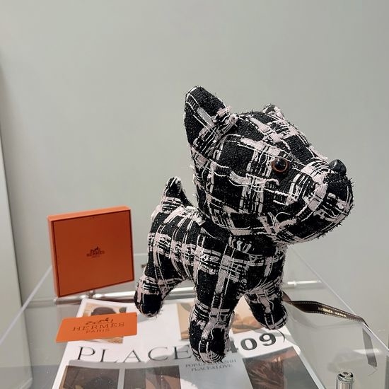 Hermes Handmade Stuffed Bulldog Home Decor