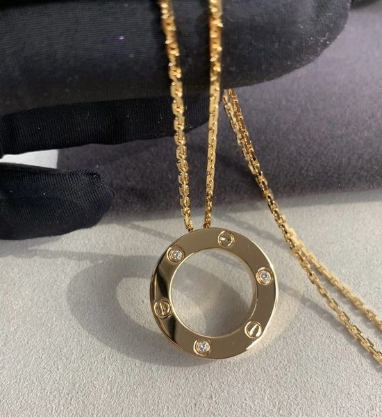 Cartier Classic Round Pendant Love Necklace