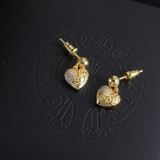 Chrome Hearts Retro Simple Stud Earrings
