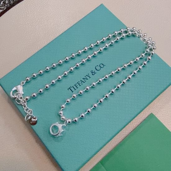 Tiffany & Co. Sterling Silver Trendy Couple Necklace