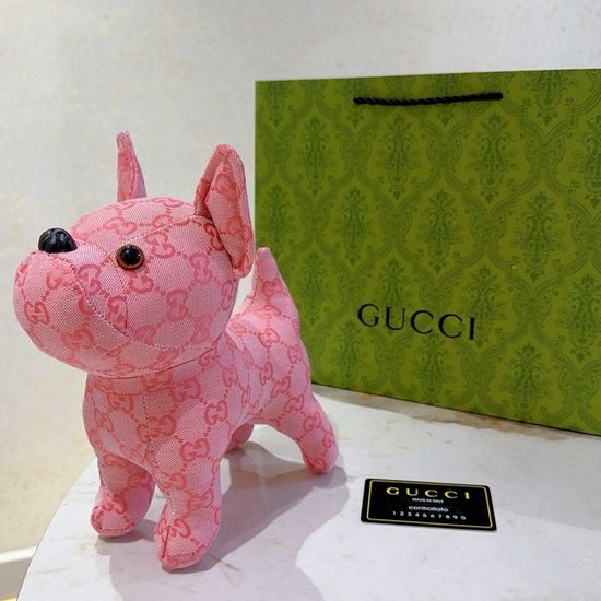 Gucci Handmade Jointed Stuffed Puppy Doll