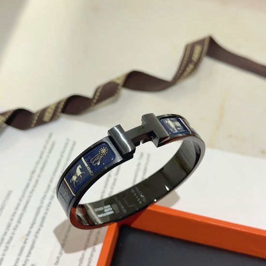 Hermes Enamel Craft Bangle Premium Quality Accessory