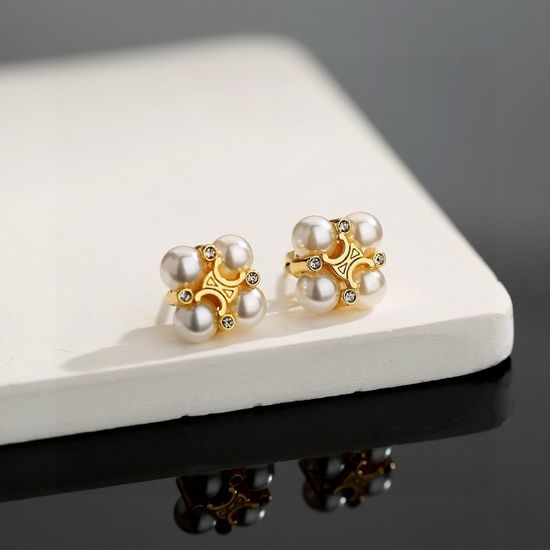 Celine Celine Classic Gold Earrings, Timeless Charm
