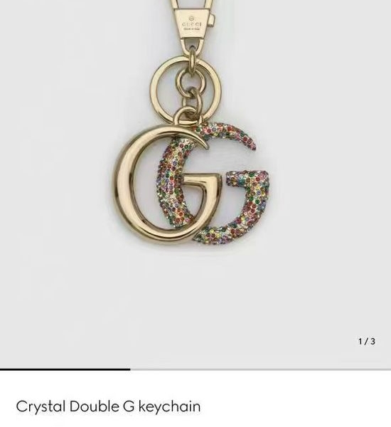Gucci Rhinestone Decorative Bag Pendant