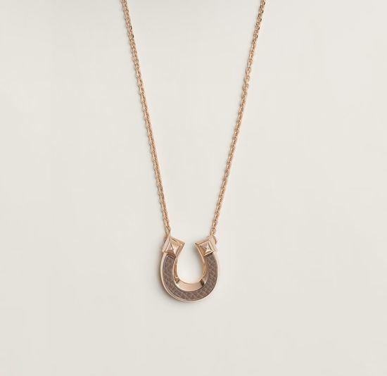 Hermes Horseshoe Heart Necklace Exquisite Classic