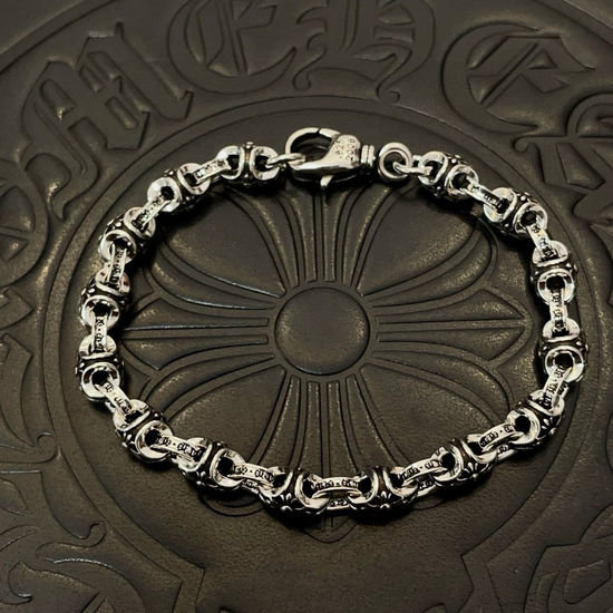 Chrome Hearts Vintage Cross Element Beaded Bracelet