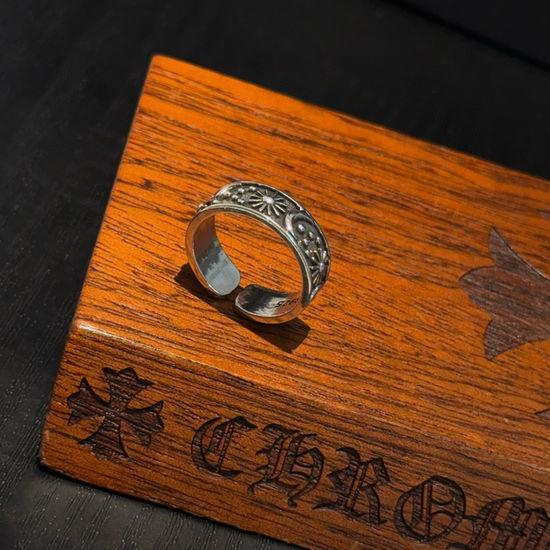 Chrome Hearts Vintage Patterned Retro Ring