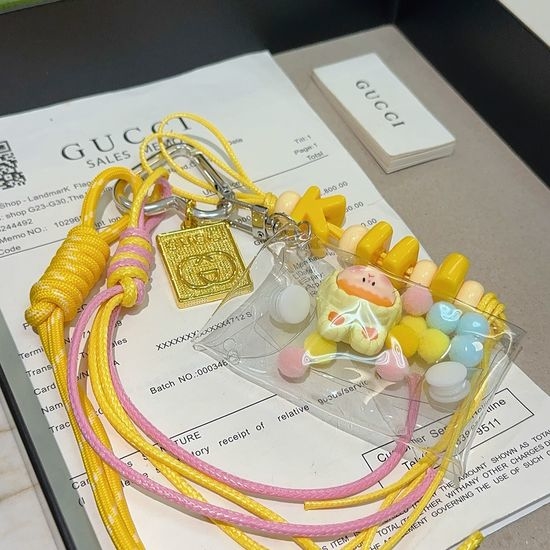 Gucci Vintage Finish Bag Charm Pendant Accessory