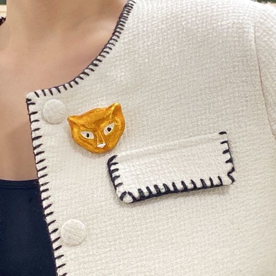 Gucci Fox Head Design Fashion Decorative Brooch