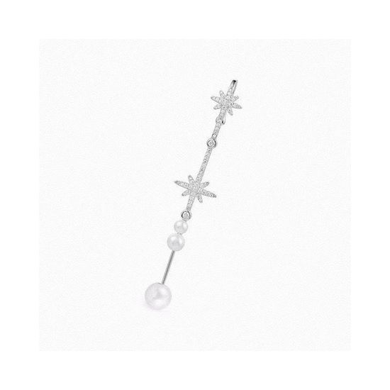 Apm monaco Single Star Freshwater Pearl Ear Stud
