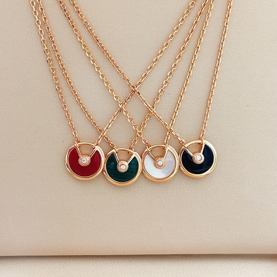 Cartier Four Leaf Clover Protective Pendant Necklace