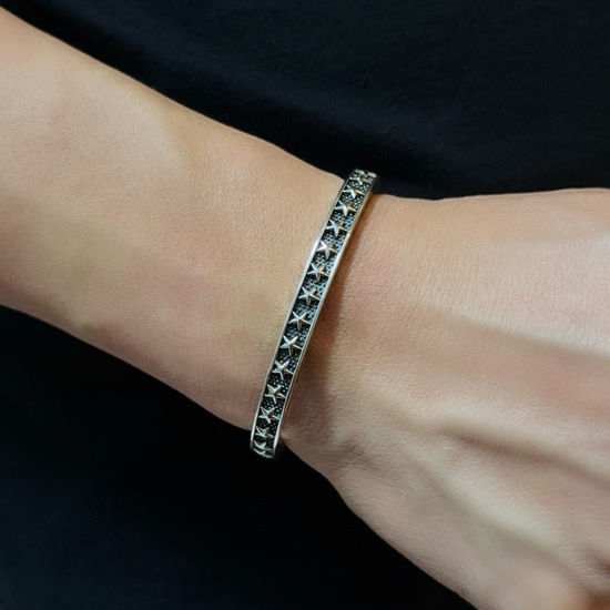Chrome Hearts Vintage Pattern Bangle Classic Fashion Jewelry