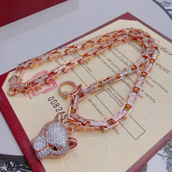 Cartier Classic Ring Design Necklace