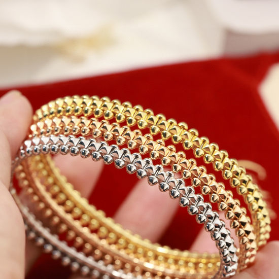 Cartier Riveted Adjustable Bangle Bracelet