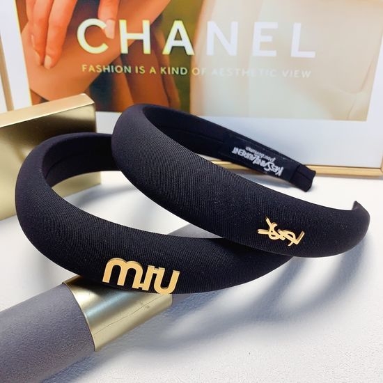 Miu Miu Simple Titanium Steel Hair Hoop