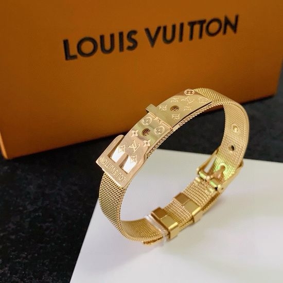 Louis Vuitton LV Unique Retro Buckle Style Bangle