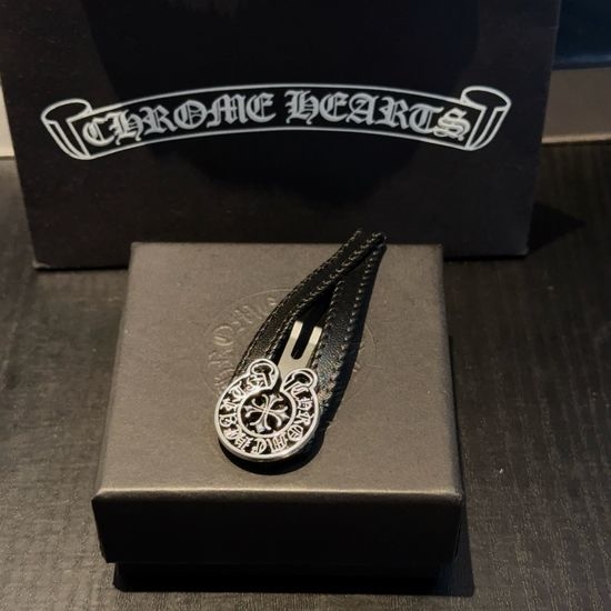 Chrome Hearts Vintage Carved Pattern Hair Clip