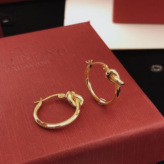 Celine Polished Brass Drop Earrings