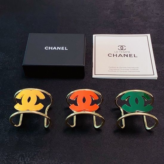 Chanel Chanel Wide Bracelet with Logo, Elegant Choice