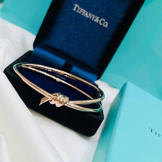 Fendi Elegant Knot Style Glossy Bangle
